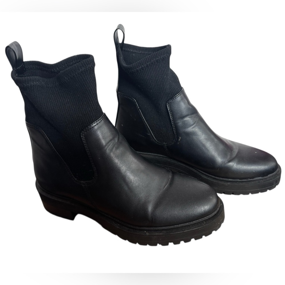 H&M Women's Black Moto Ankle Boots - Sz 8